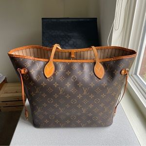 Authentic Louis Vuitton Neverfull MM tote bag